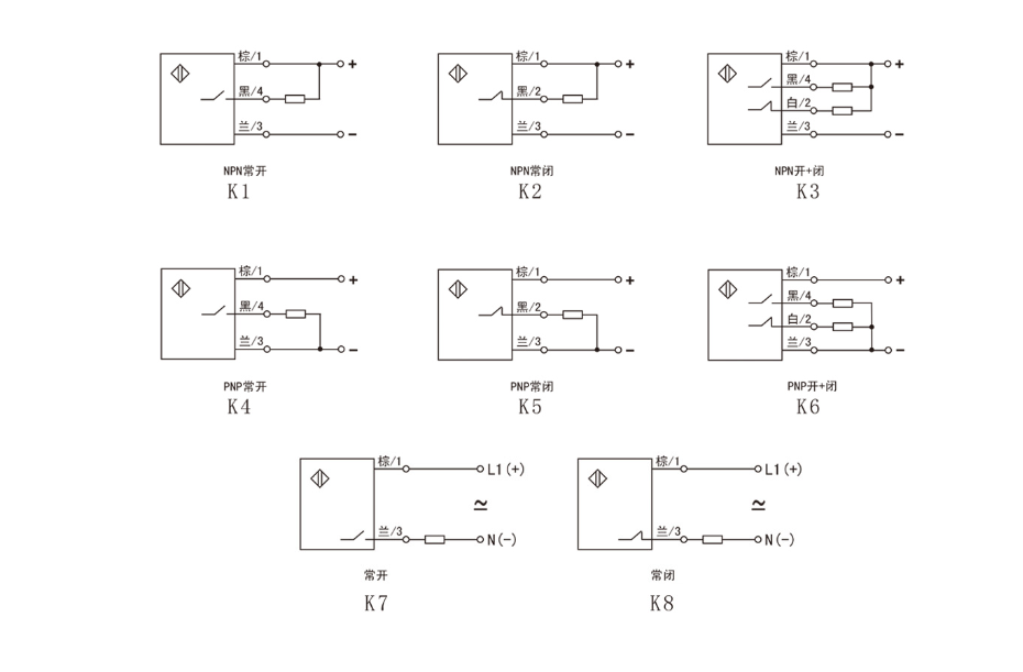 超小型接近開關怎么接線？